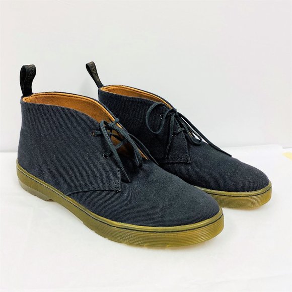 dr martens black daytona desert boots